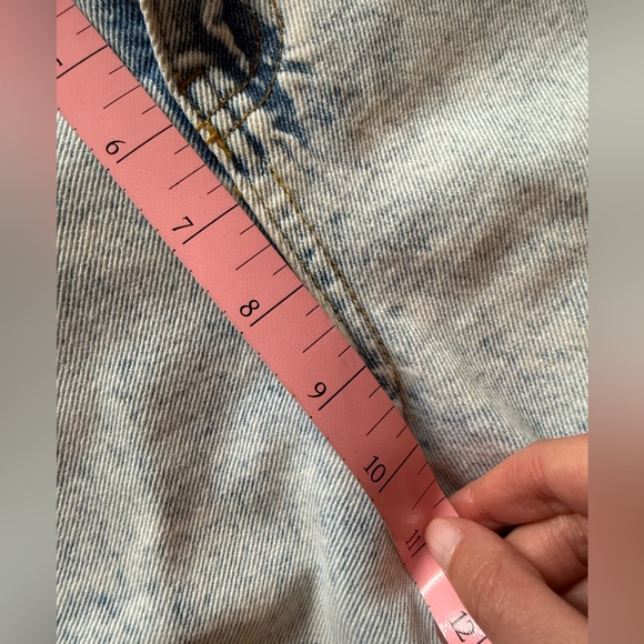 BP Acid wash bleached denim wide leg high waisted jeans - Picture 11 of 16